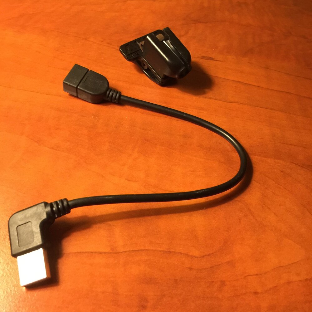 Dongle Clip, cradle &amp; USB cable