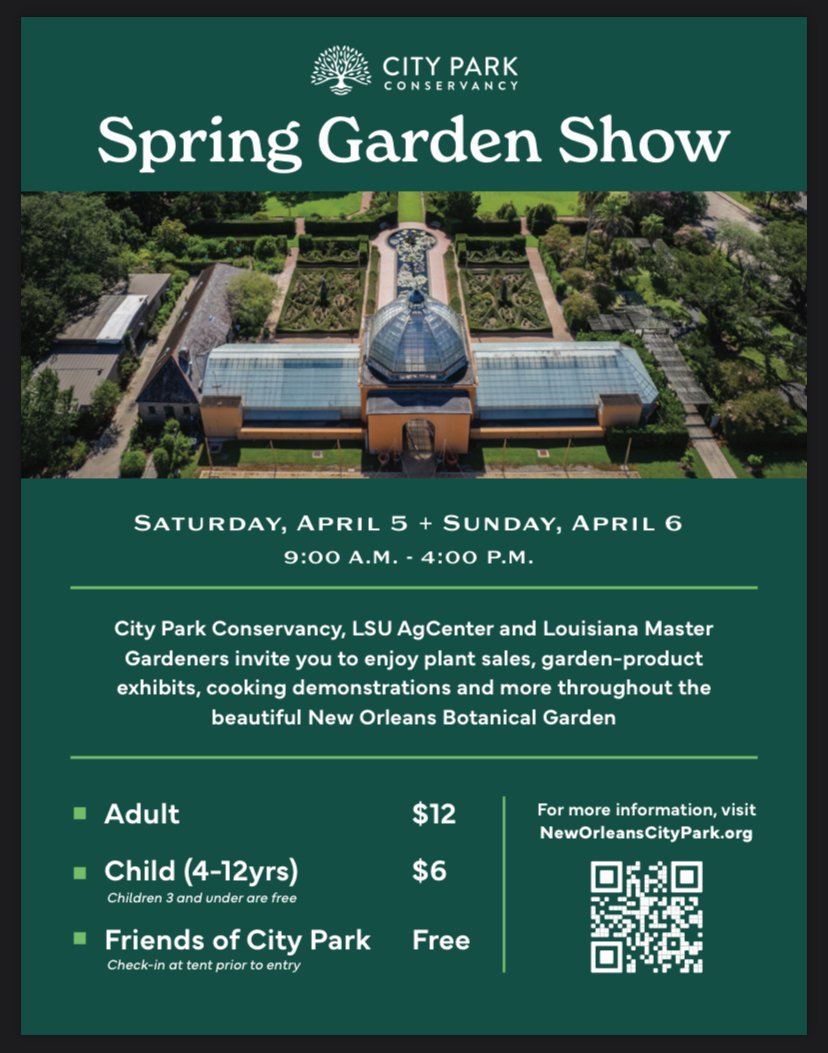 New Orleans Botanical Garden Spring Garden Show