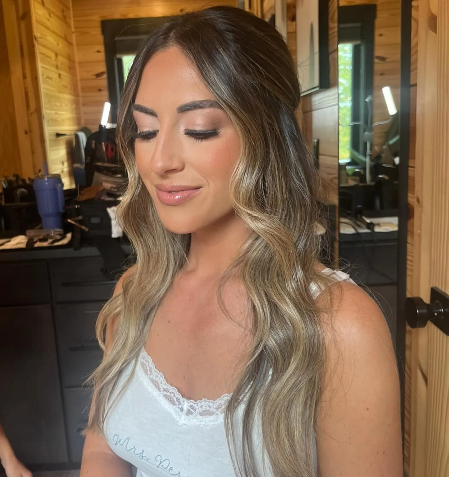 Soft glam on @_taylorgraham 😍🫶🏼 Taylor isn&rsquo;t from NC so we didn&rsquo;t have a chance to do a trial beforehand so day of we just talked through what she liked &amp; what she didn&rsquo;t but ultimately she just trusted me..which is the bigge