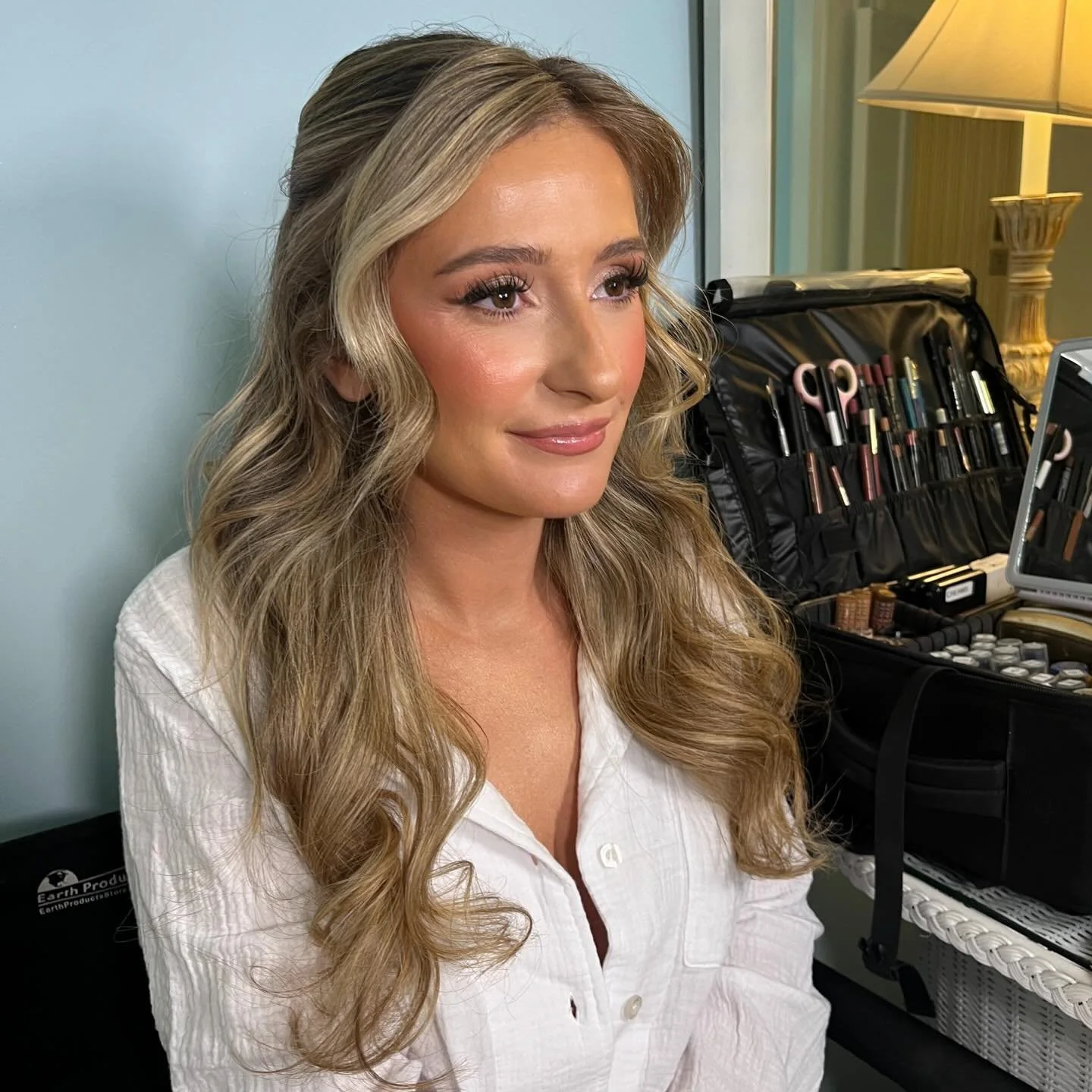 1&bull;17&bull;26 pt 2🫶🏼 my second bride of 2026! I don&rsquo;t typically double book, but when one bride needs to be done by 9AM and the other needs to be done 3PM.. it fits perfectly 💁🏽&zwj;♀️🩷 #bridalhairandmakeup #cltmua #ncbride #ncmua #clt