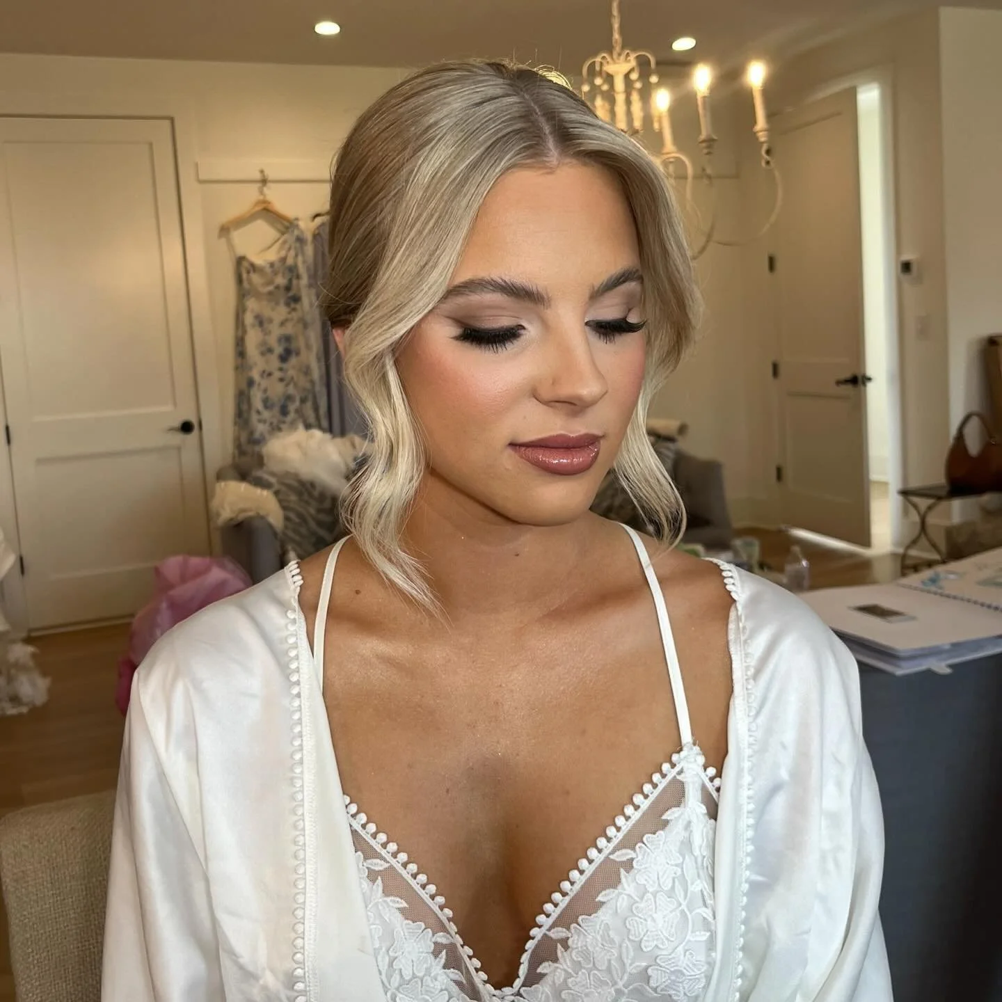 3&bull;21&bull;26 with @malia_reitmeyer 🤍 makeup &amp; spray tan by me and hair by @simplycurledbykaitlyn 🥰 #bridalglam #marchwedding #springwedding #ncmua #lknmua