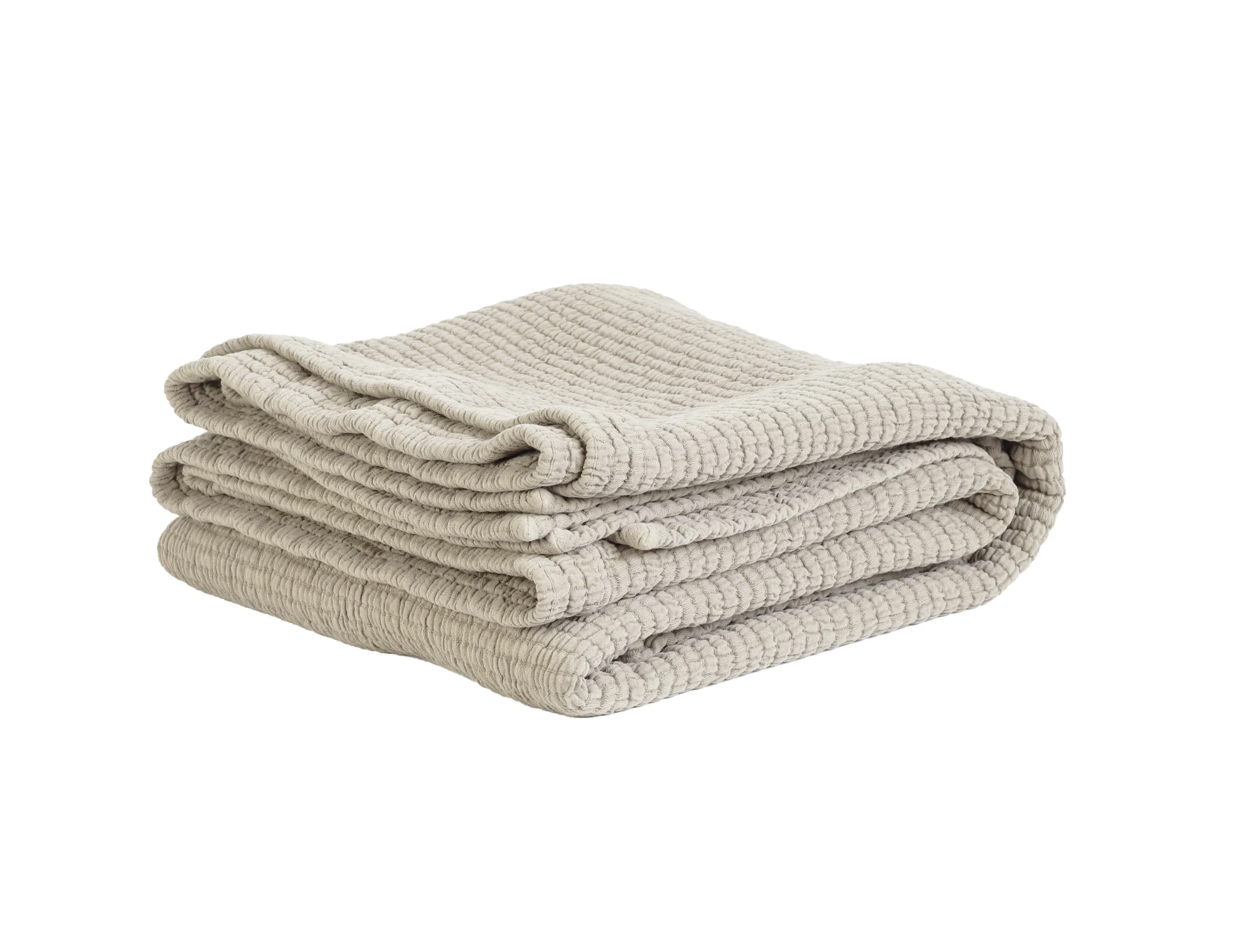 INSPIRED BY MIMI - SUPER XL katoenen bedsprei uit Göteborg/SWEDEN - zand beige