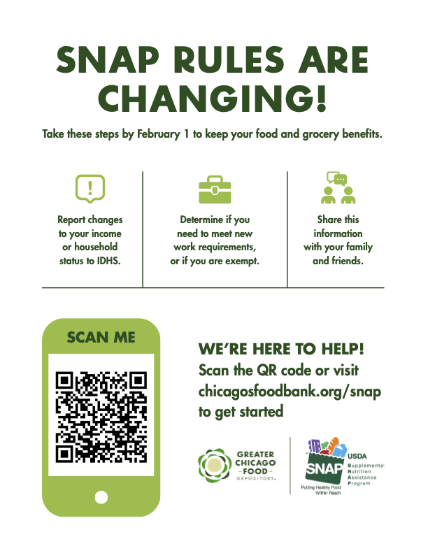 SNAP Updates due to Federal Actions