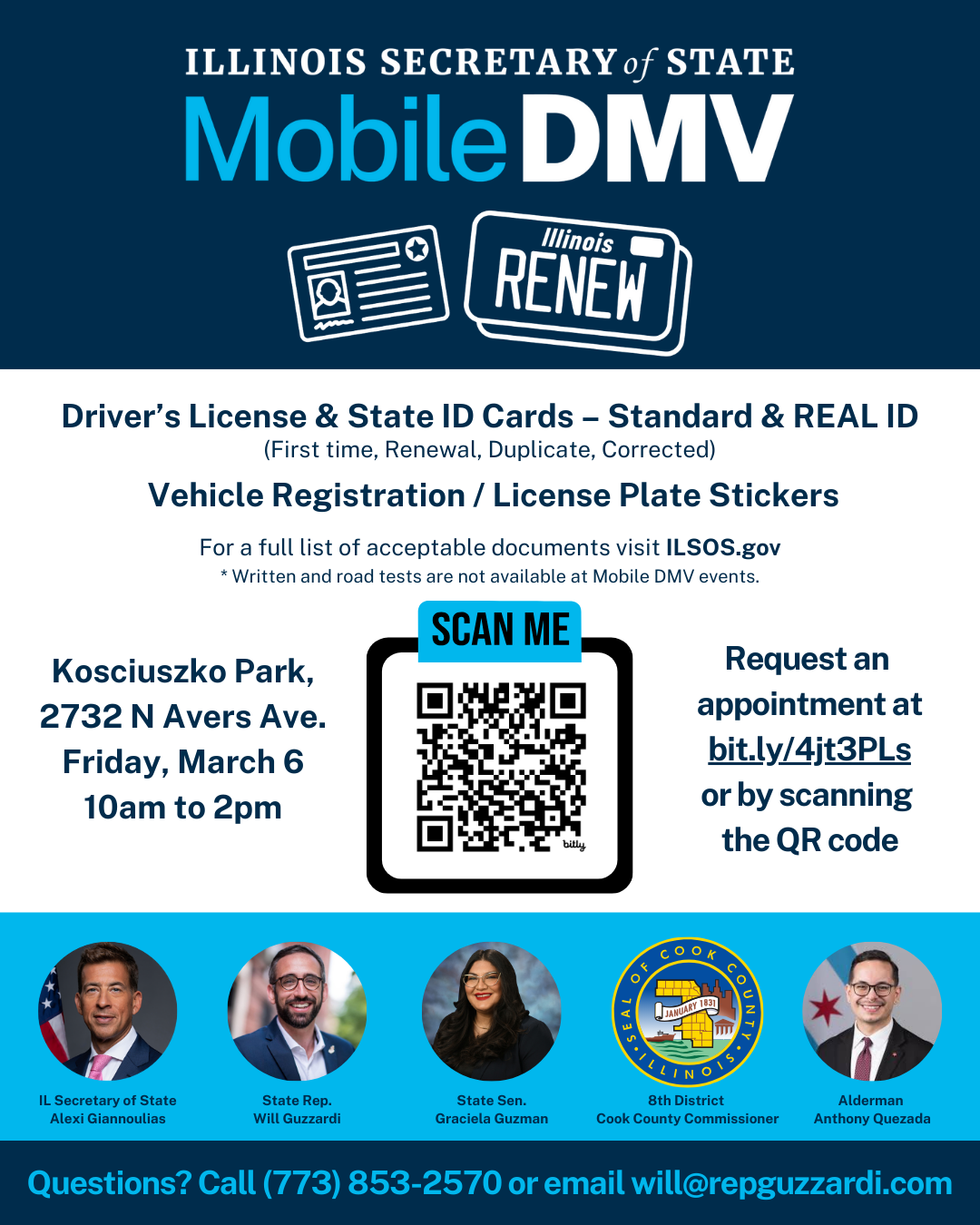 🪪🚘 Join us for a Mobile DMV at Koz Park!