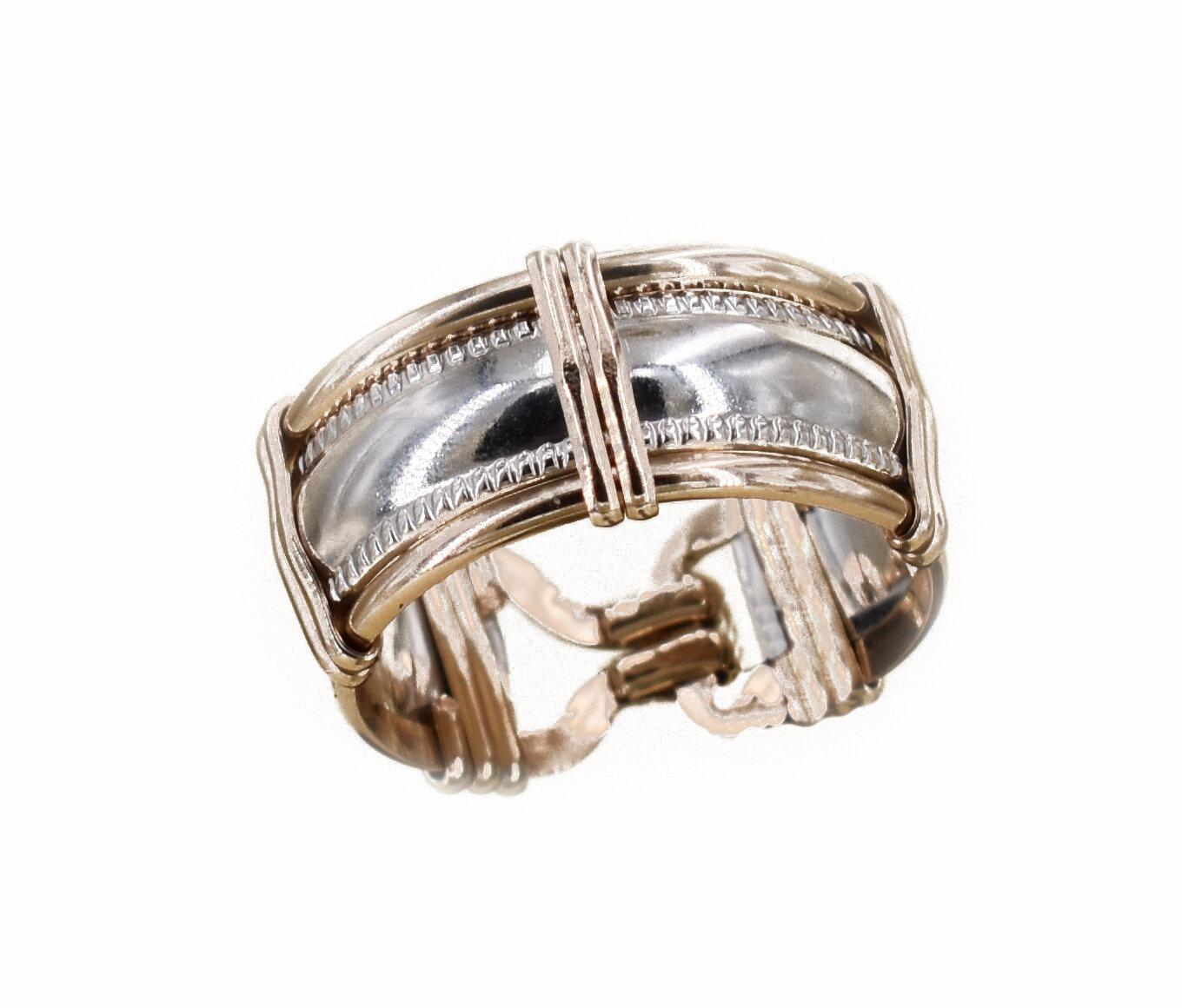 Ring Gold Crystal Quartz Durr Al Najaf gemstone Handmade Unique Artisa –  Kara Jewels