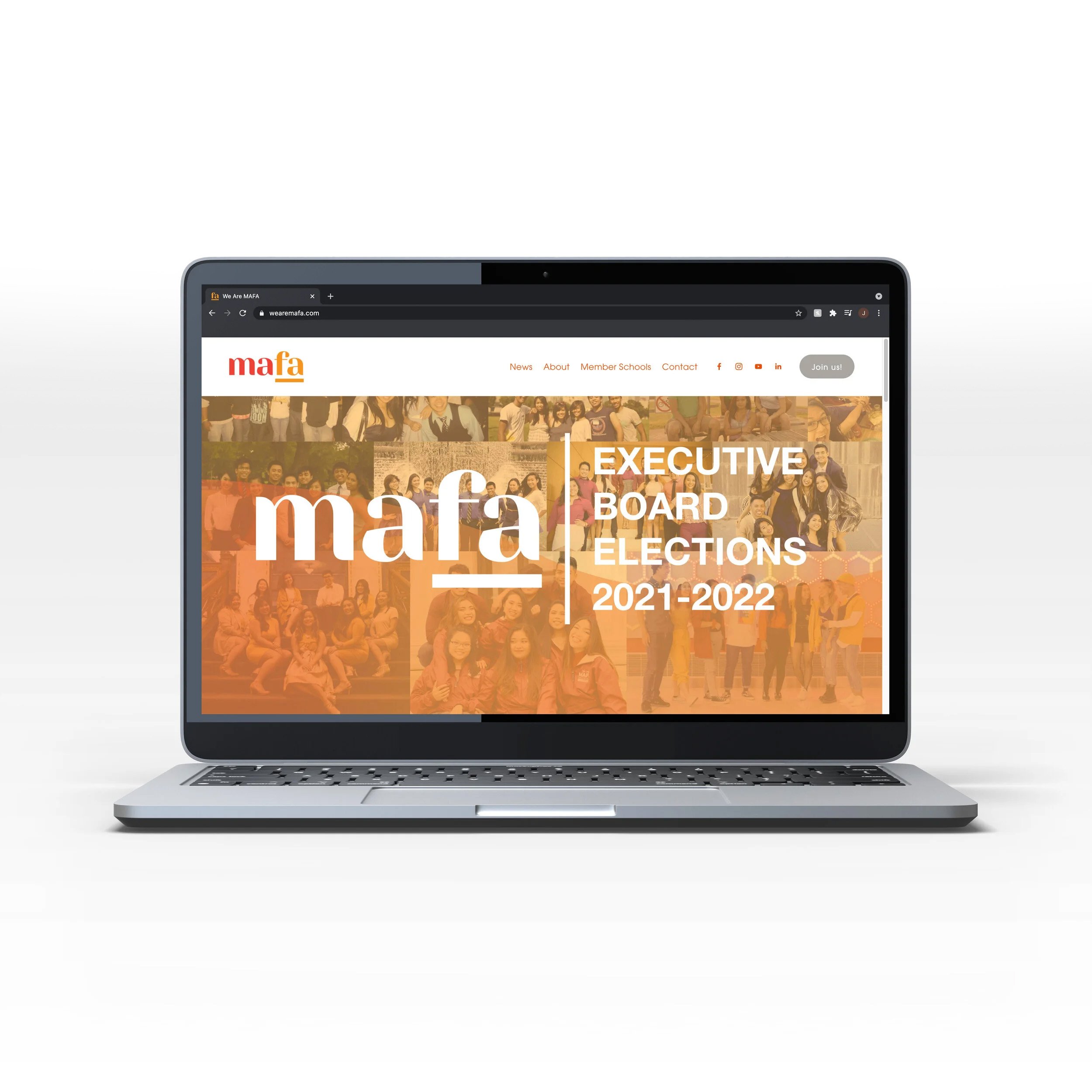 MAFA Website Snapshot from Laptop 2021