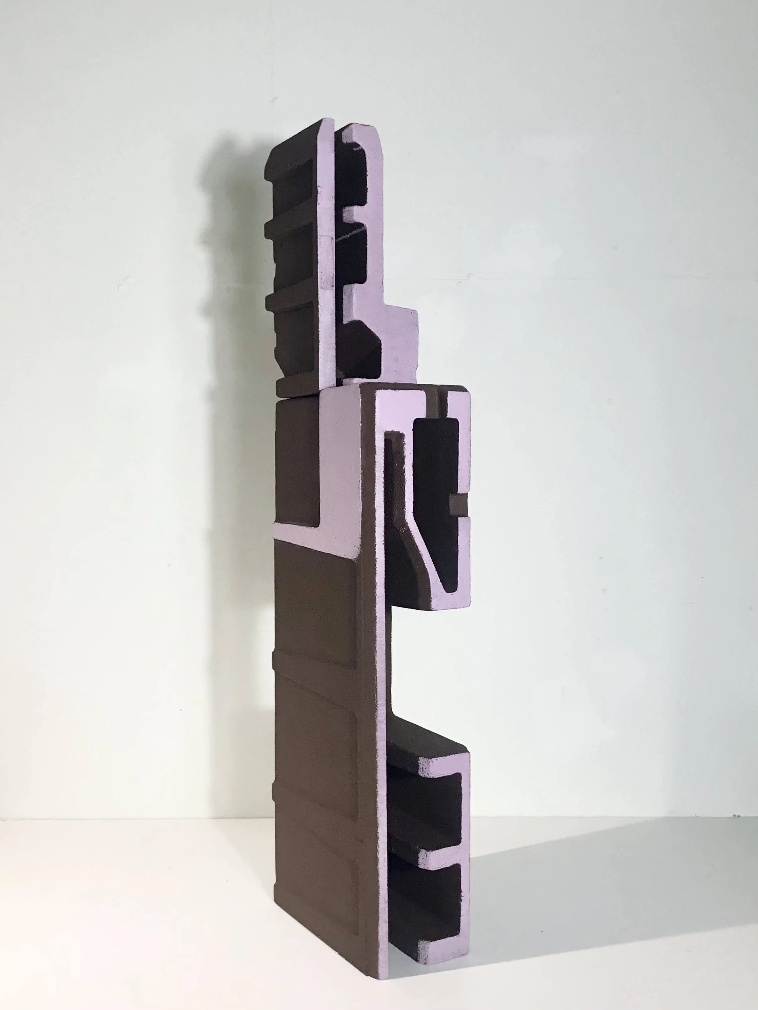 Hermit  
47"x7"x12"  
painted foam assemblage  
2022