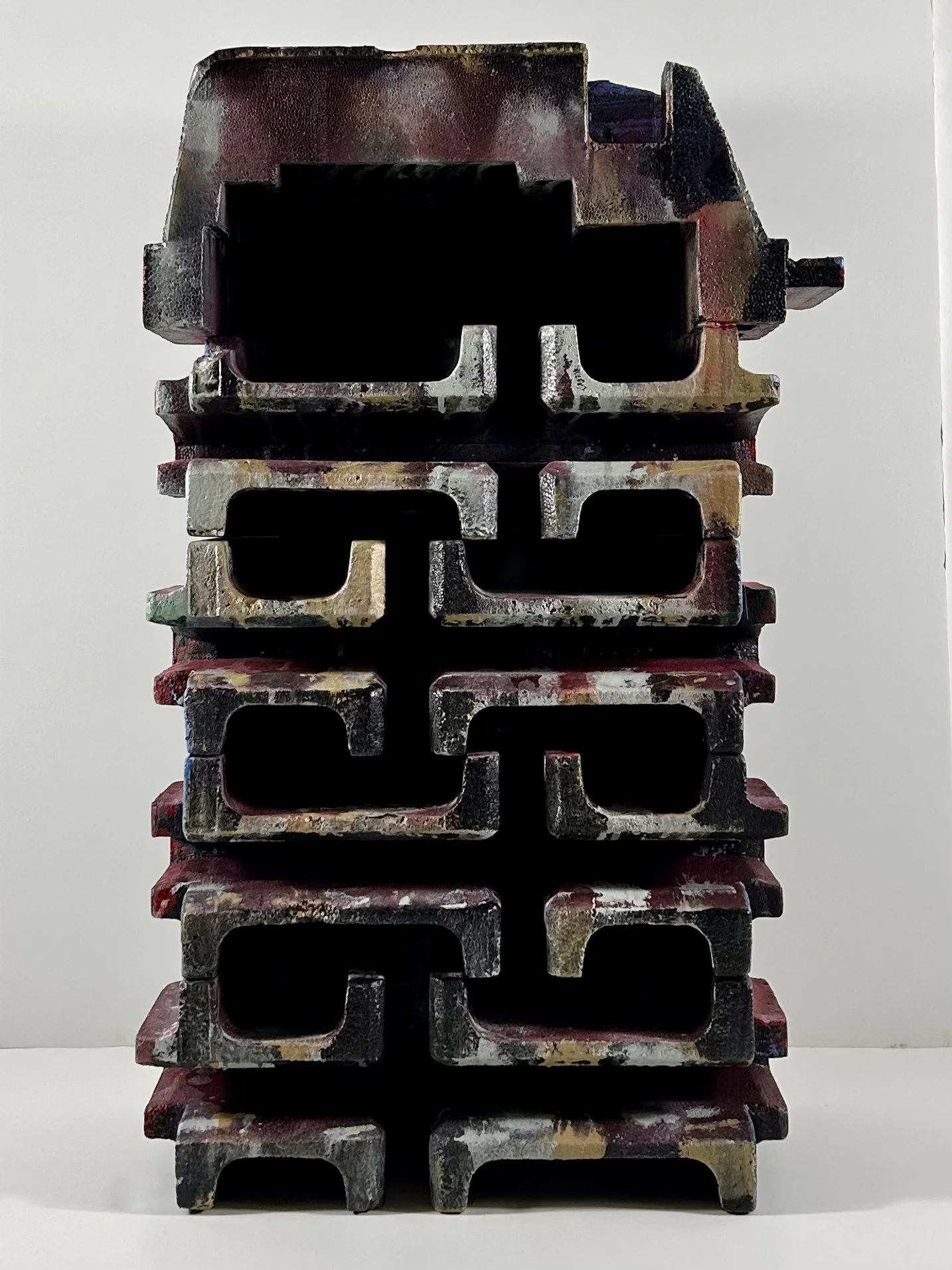 Dwelling  
32"x20"x9"  
painted foam assemblage  
2025