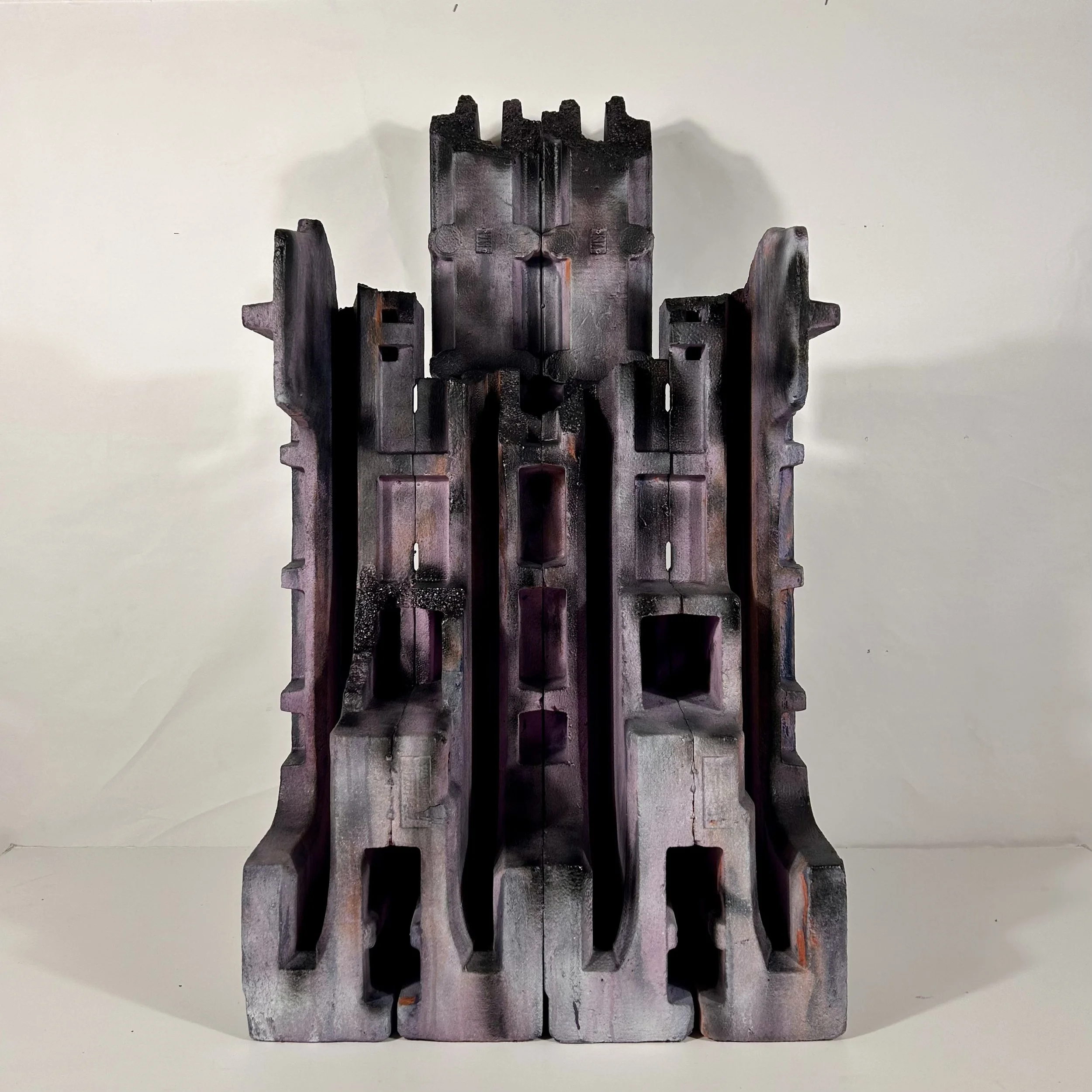 Sanctuary  
41"x23"x21"  
painted foam assemblage  
2025
