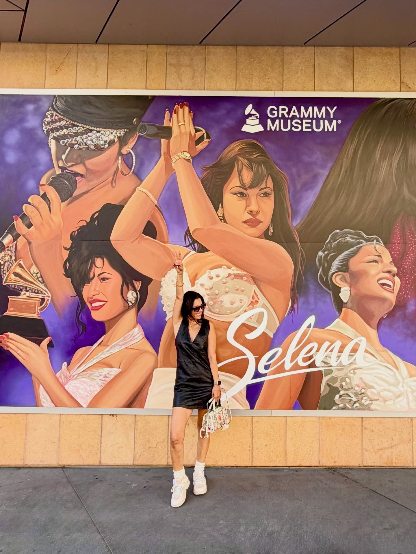 Just recently 🧡🫶🏽 with @iscreamcolour The Selena exhibit at the @grammymuseum was so stunning.

 #la #selena #iscreamcolour #skims