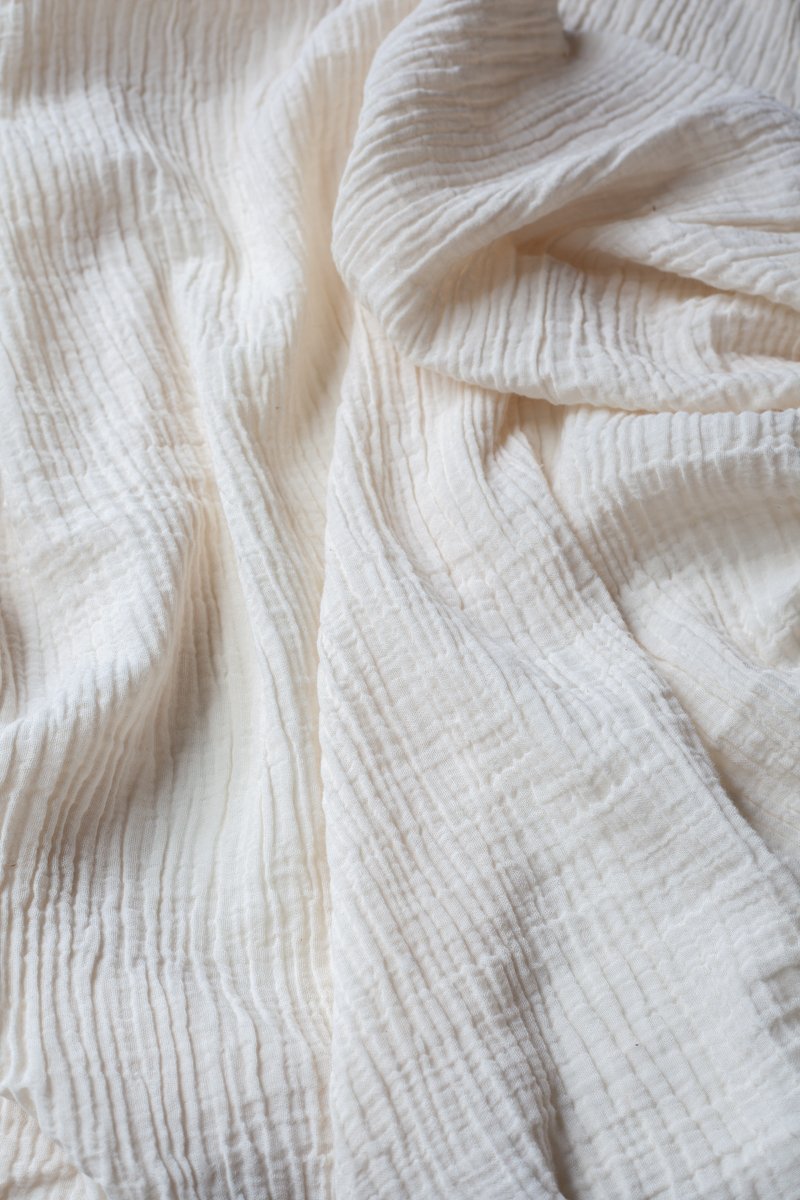 Organic Muslin Fabric - Double Layer - Mauve