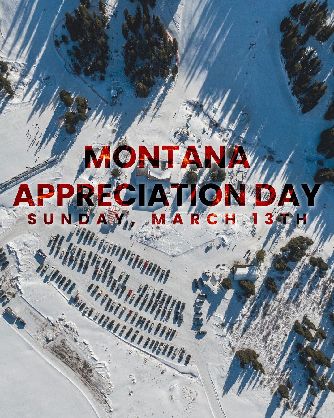 As a &ldquo;head nod&rdquo; to our northern neighbor, all Montana residents will receive 50% off their lift ticket on Sunday, March 13th! Just show a valid form of Montana ID when purchasing your lift ticket.
*Offer only valid for in-person purchases