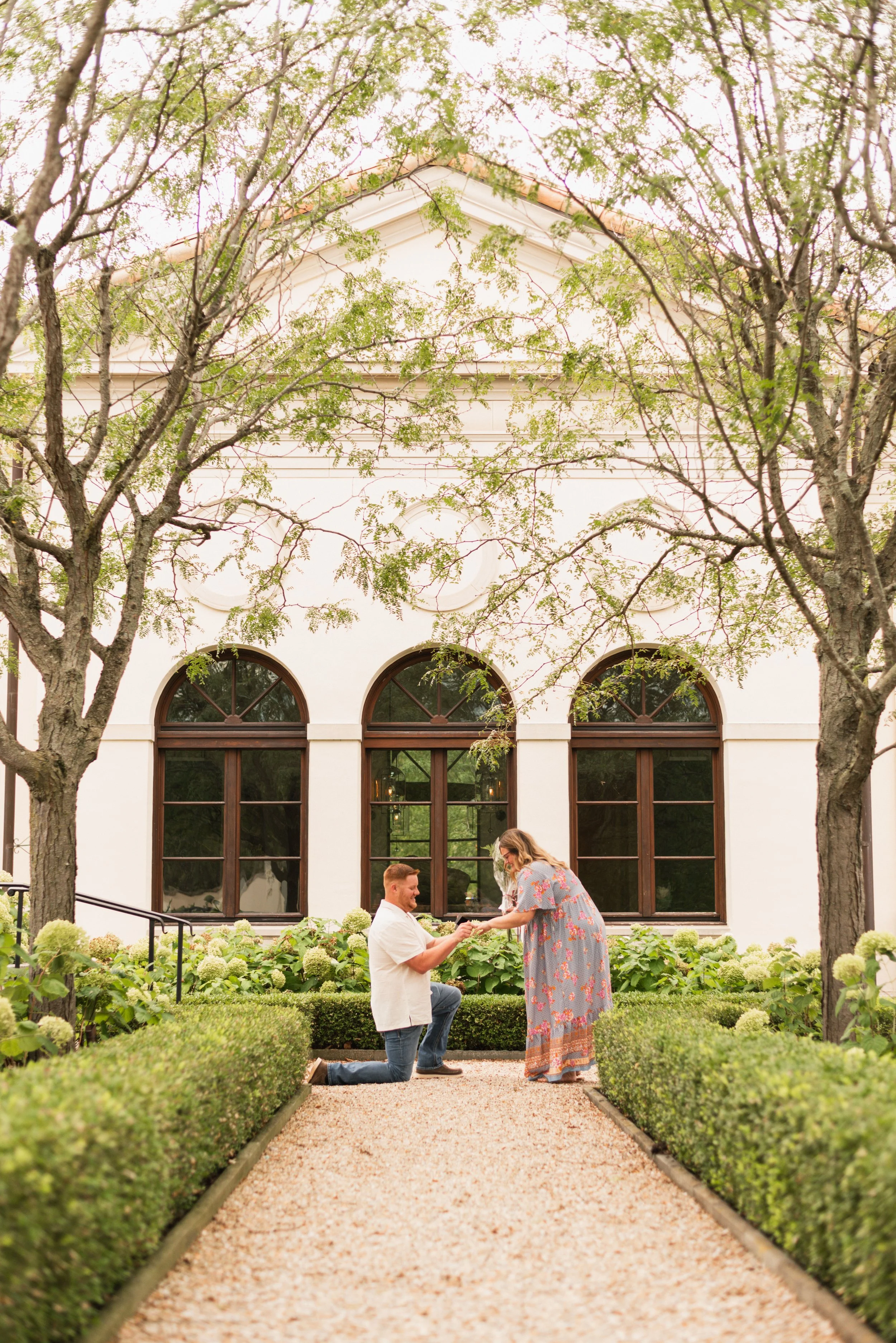 Summer Proposal at Restoration Hardware Indianapolis – Matt + Neveah