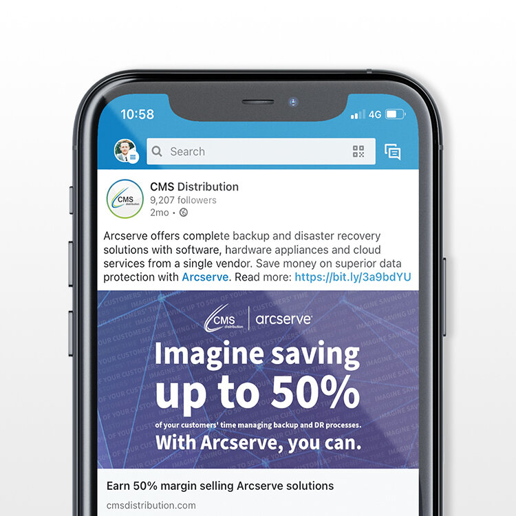 Arcserve social image