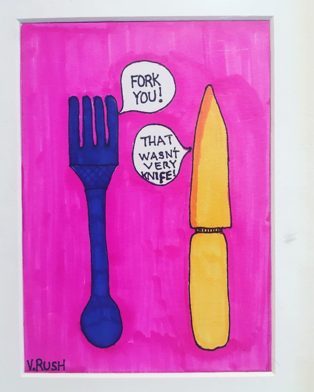 Fork & Knife by Varina Rush