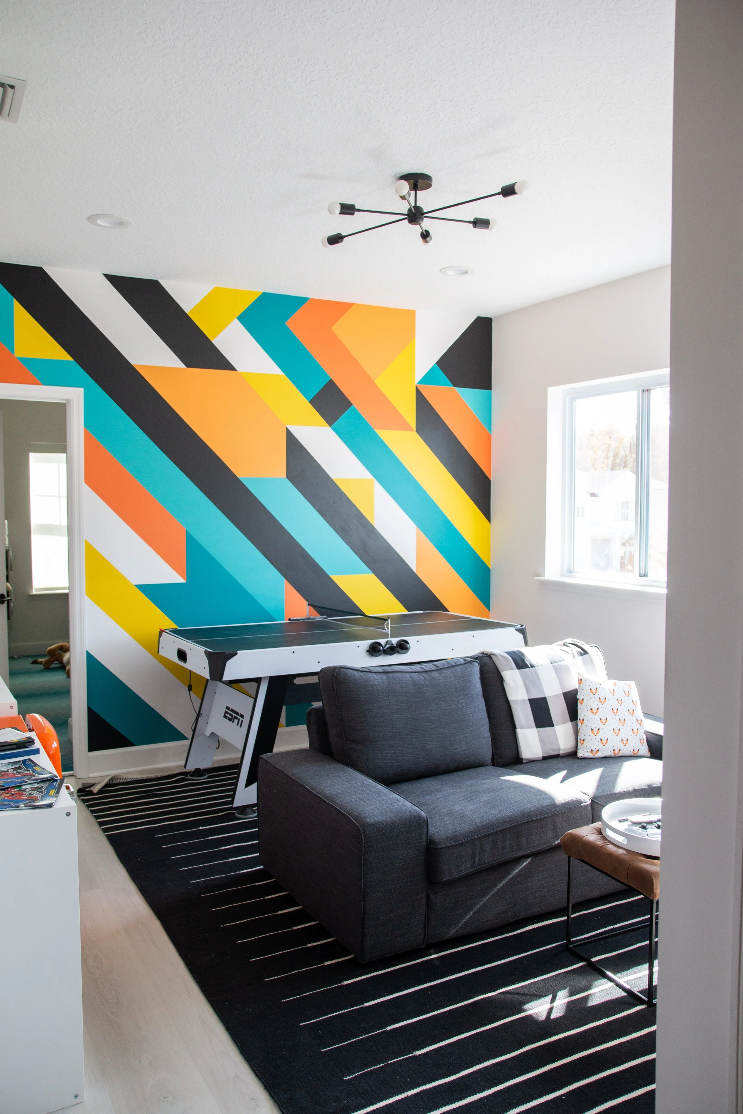Multicolor Geometric Game Room - Ponte Vedra, FL