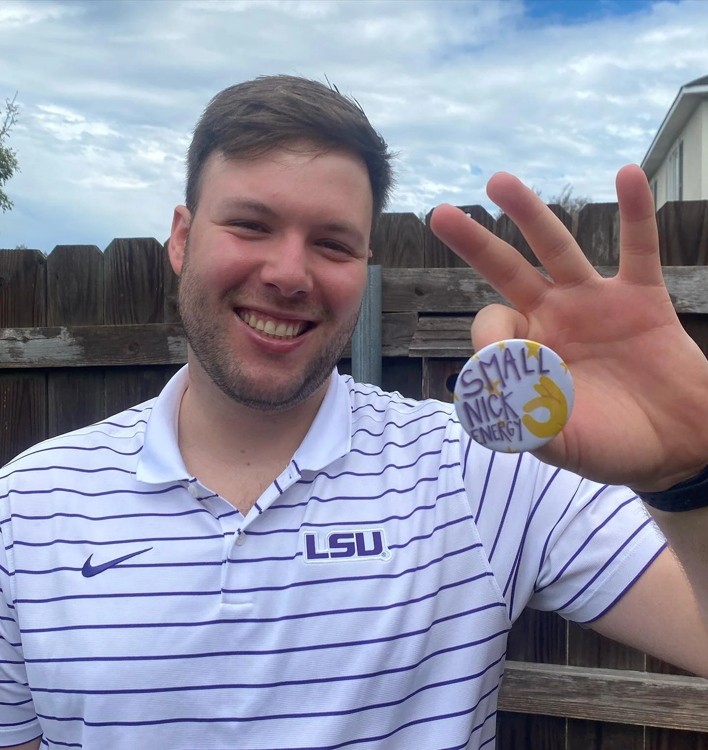 Small nick energy 🥱 happy gameday!!!!!!!!