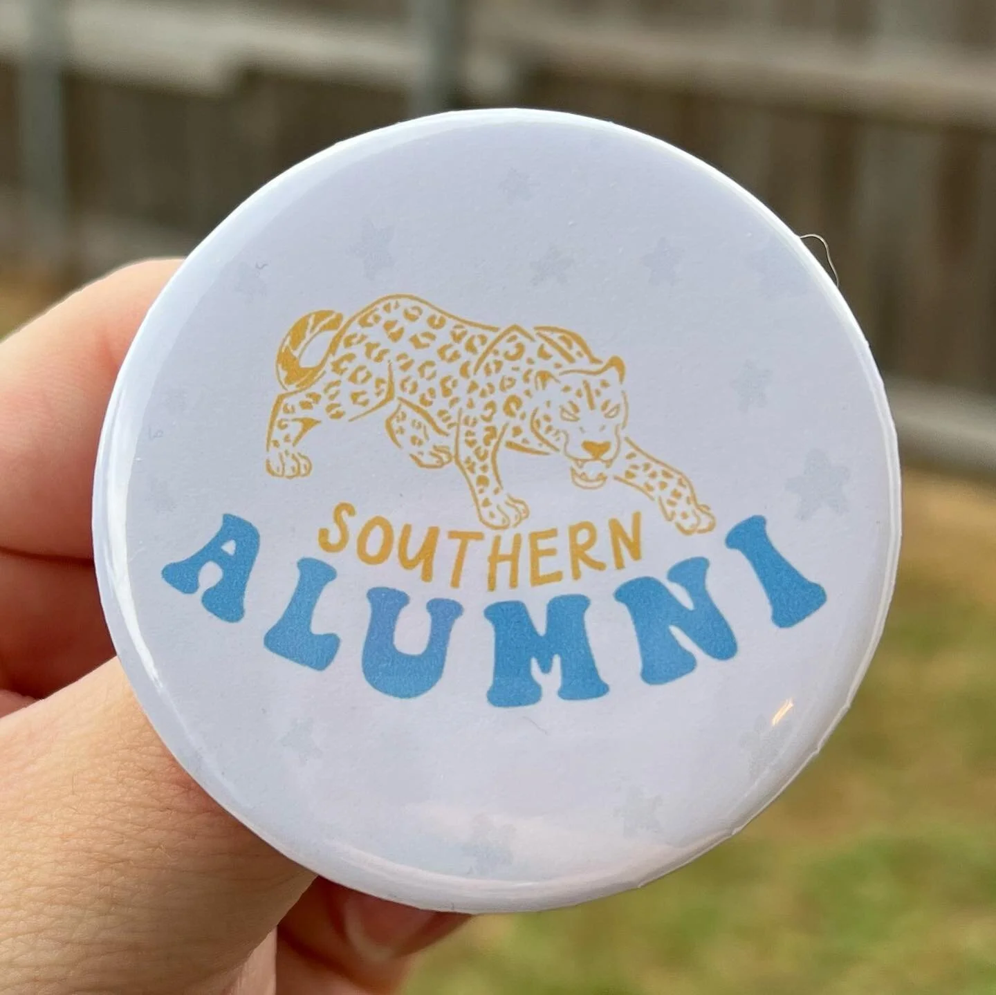 Brand new today at @apricotlanebr !!! Come get your @southernu_br buttons💙