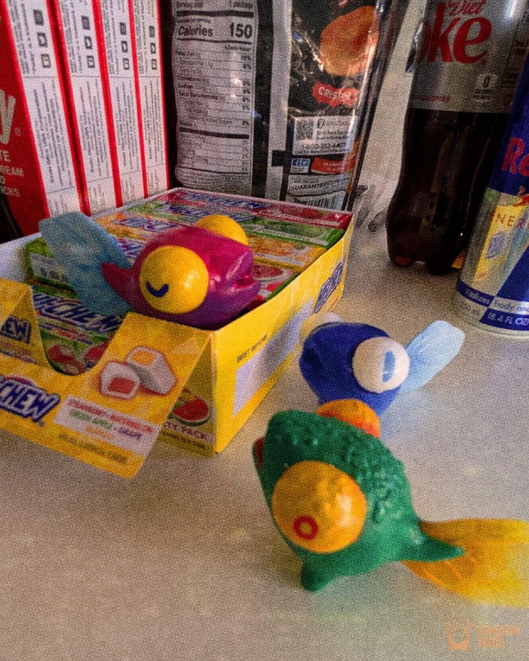 I was walking down 4th Ave and was looking for some snacks when I saw these cute little babies! The mom was nearby and opened her giant mouth. I ran away. 

🐸🌧️ 
#CryptidSighting #SonoranToad #MonsoonMystery #Arizona #snacks #babies #CryptidEncount