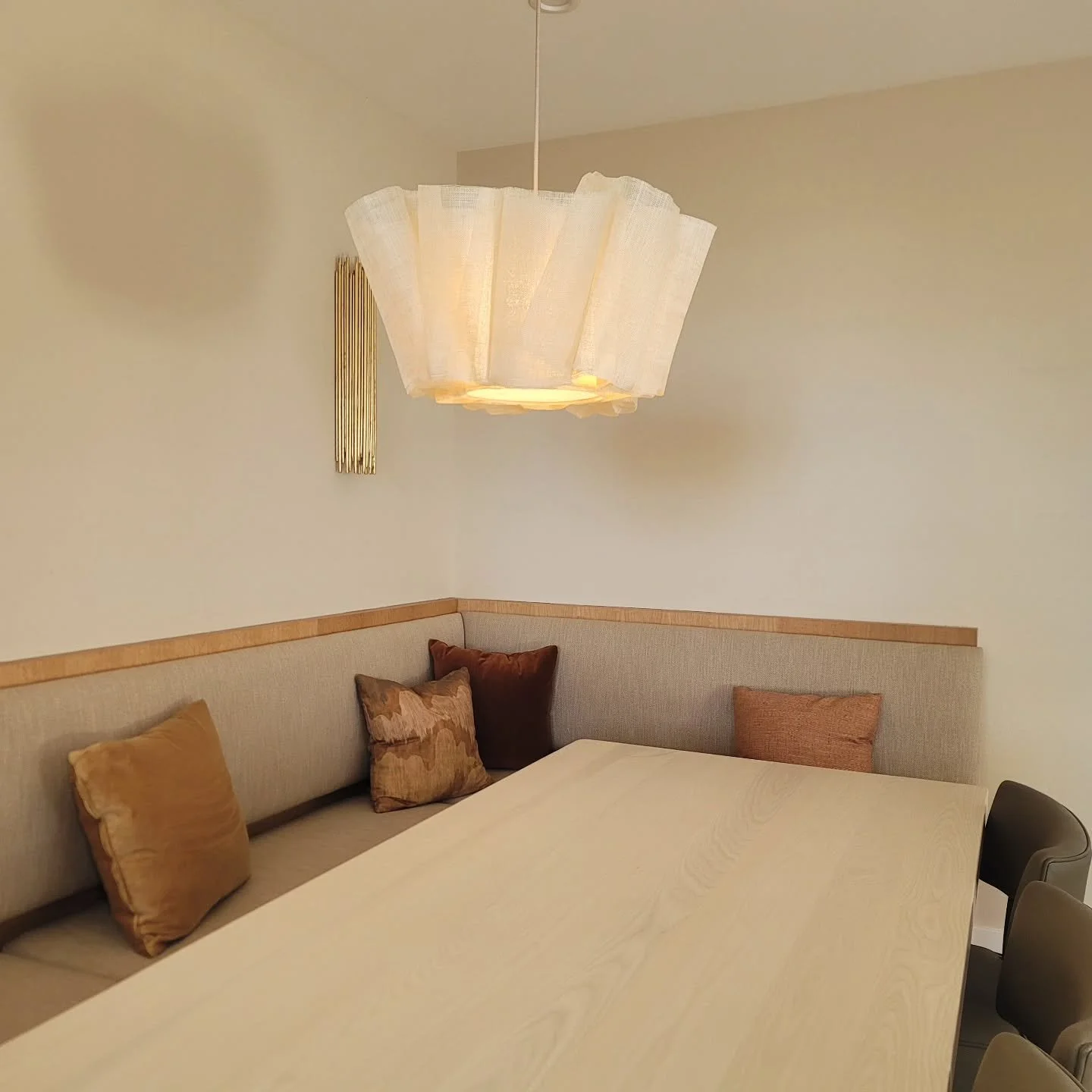 I've just delivered a huge stack of new, custom pillows to my latest project,. Pillows, art and accessories are often overlooked at the  investment phase of the project but really are the cherry on top .  Love seeing the reaction of my clients.  Happ