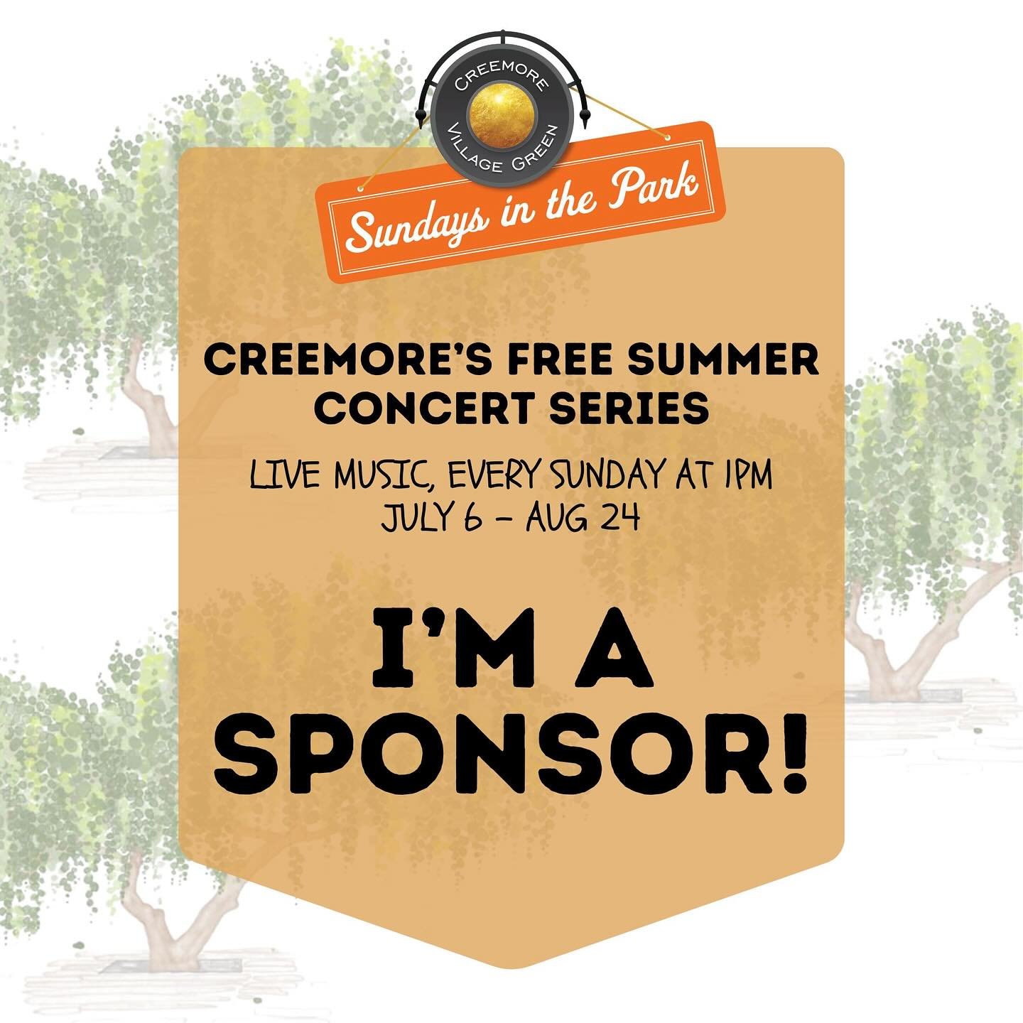 🎶🌳 The Elliston and Smith team is proud to support this wonderful Creemore community initiative that brings us all together for music, play, smiles, and good vibes.

Sundays in the Park create special memories for so many of us &mdash; and we&rsquo