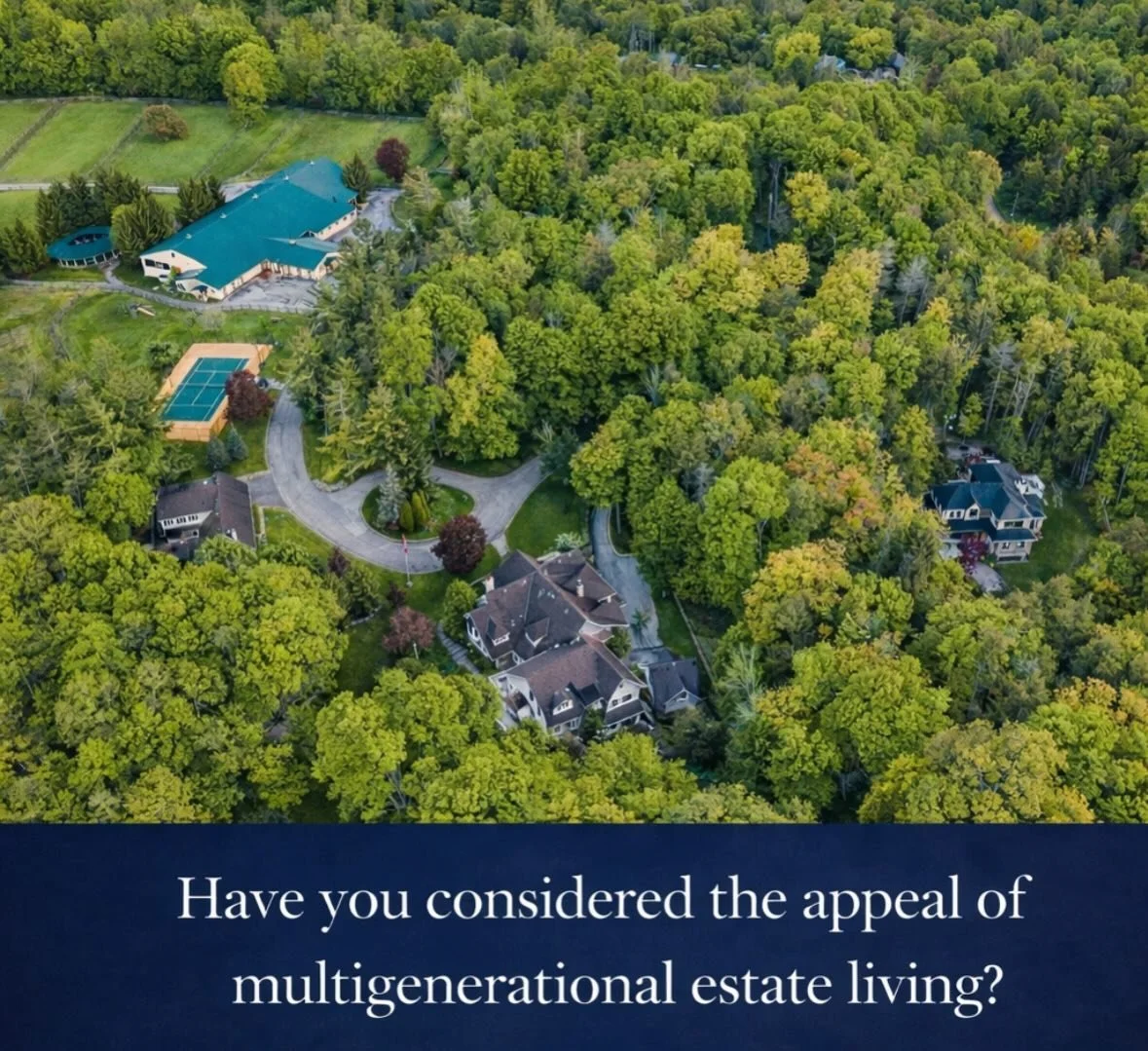 Spring at Wingberry Farms

&bull; 75 acres in King Township
&bull; three separate residences on one extraordinary property
&bull; a scale and flexibility that is almost impossible to replicate

This is a property that adapts to the life you want to l