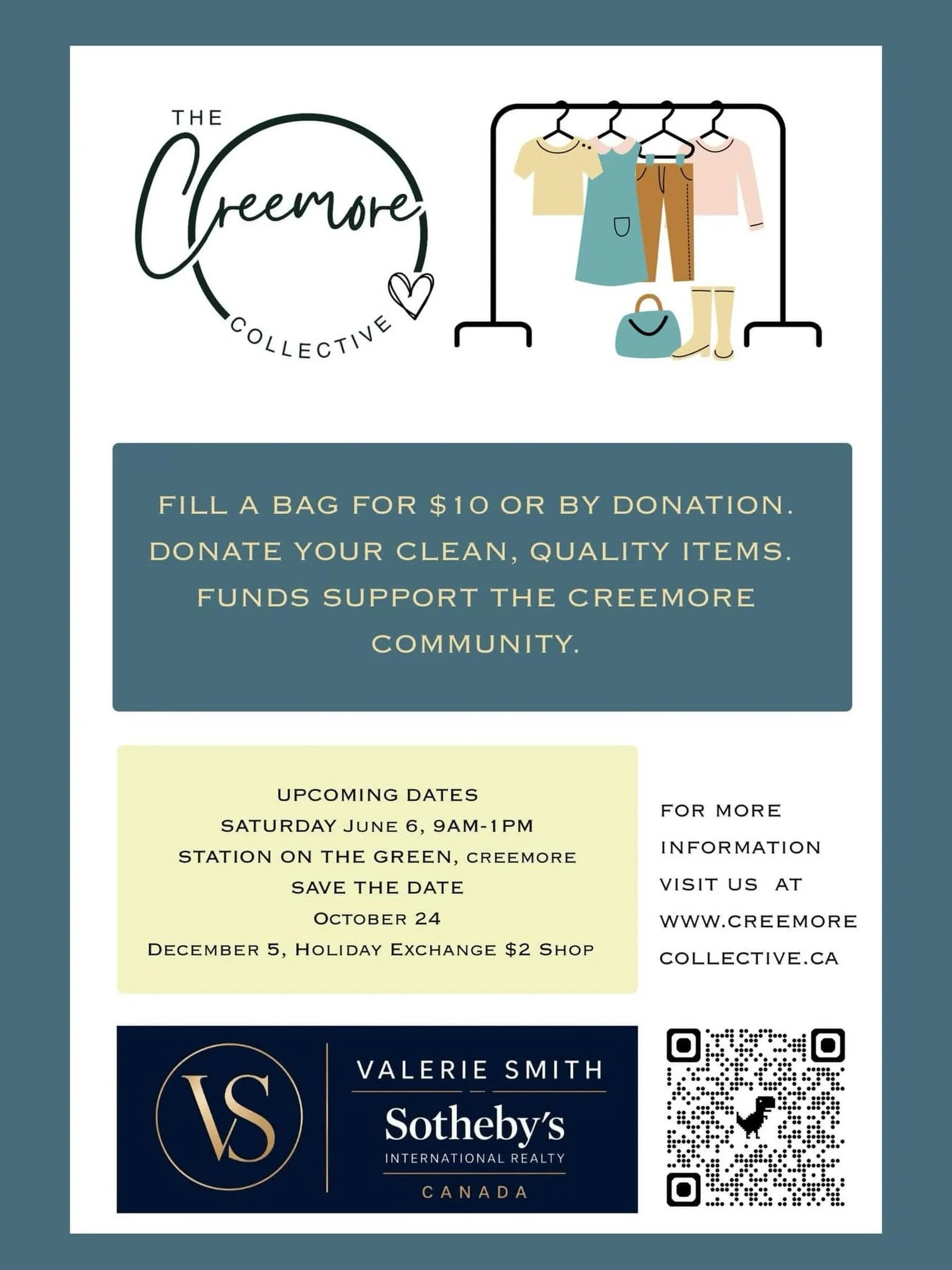 Proud to support initiatives that strengthen the fabric of our community. 💙

The Creemore Collective is one of those special grassroots efforts that brings people together, encourages reuse, reduces waste, and gives back directly to local causes. Wh