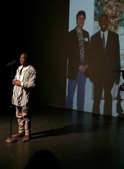 Nigerian activist, 2019 Presidential candidate and torture survivor speaks at the IHRAF inaugural opening, Dixon Place (NYC), March 3, 2017