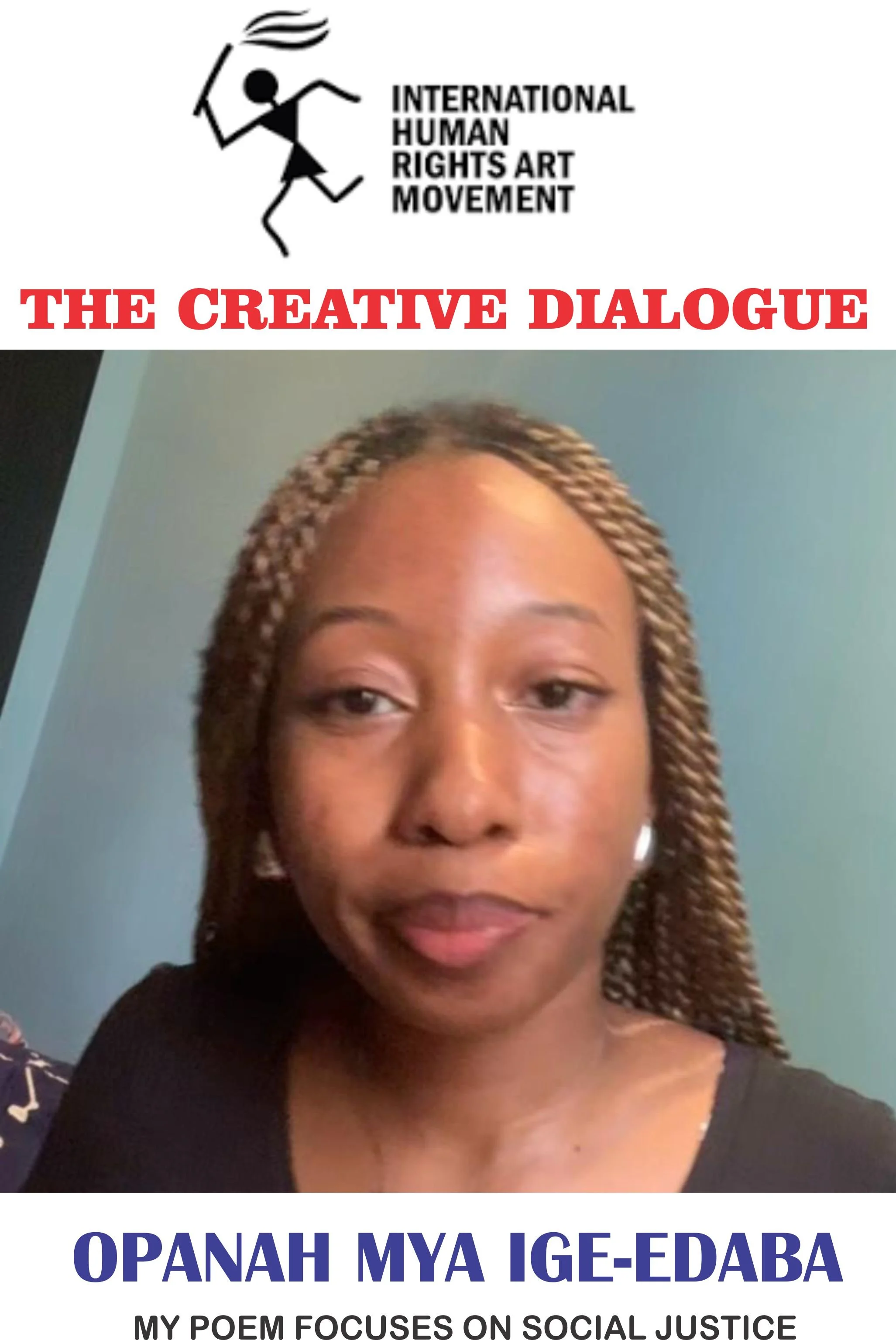 Wole Adedoyin interviews Opanah Mya Ige-Edaba: My Poem Focuses on Social Justice  