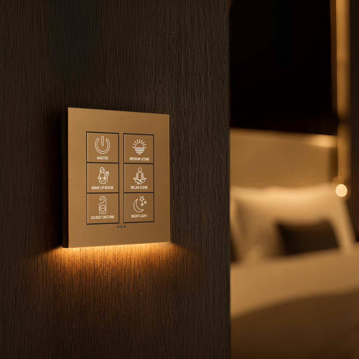 Metallic ETERNA Keypad with built in night light