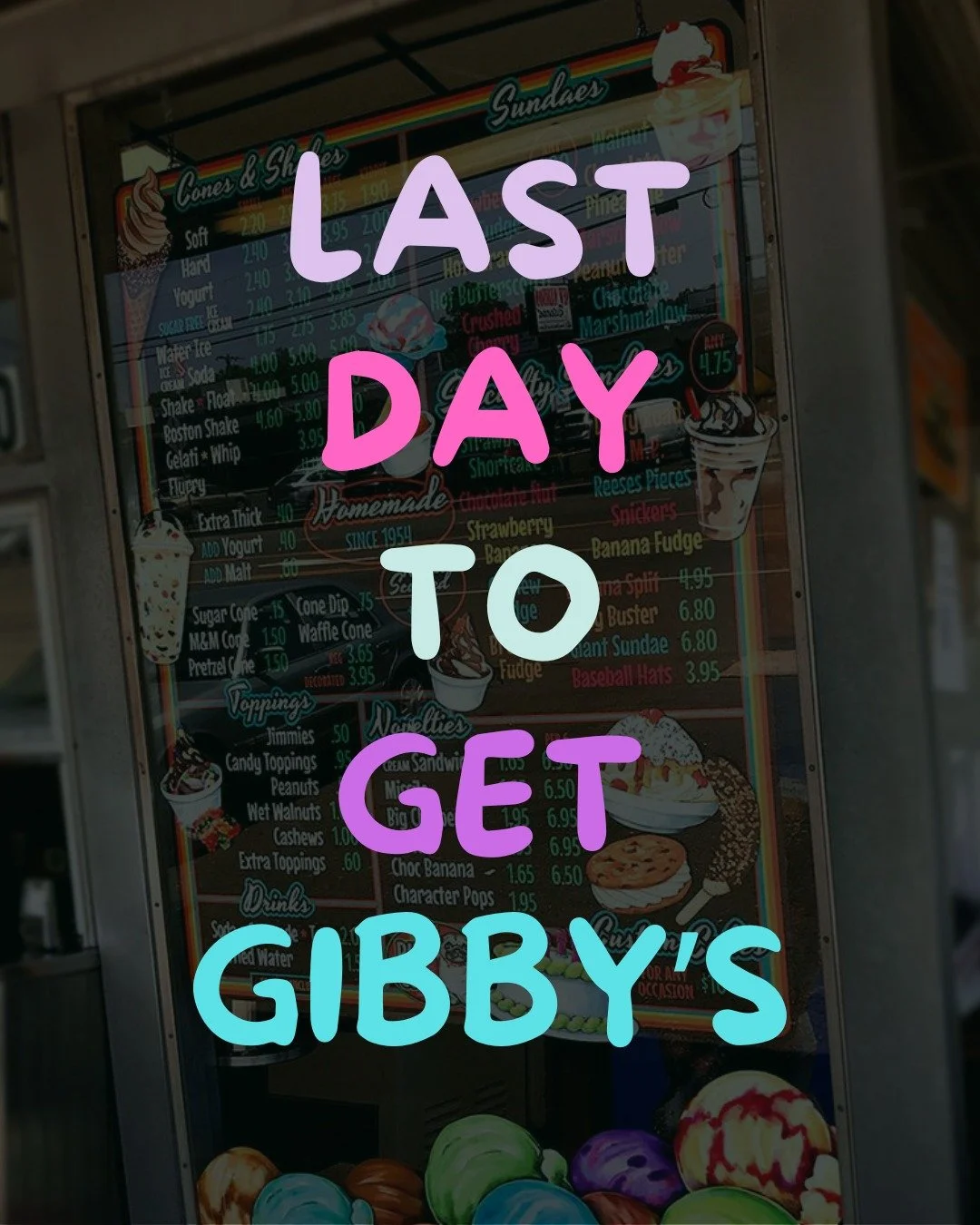 It's been a sweet season, friends π Thank you for making this year unforgettable. We're open until 9PM TONIGHT - come grab one last treat before we close for the season! Thanks for all the scoops, smiles, and memories. See you next year! π¦β¨
.
.
.
#