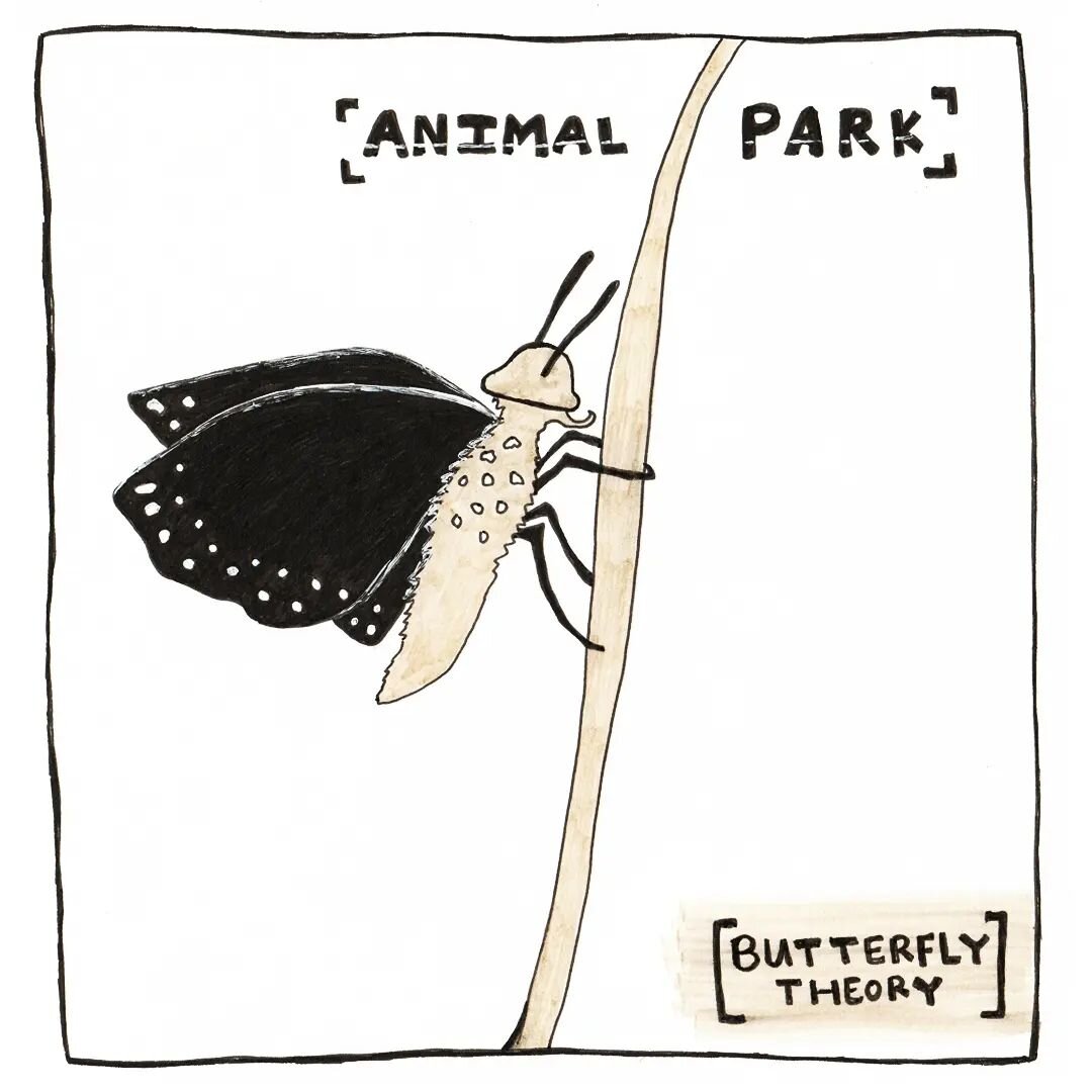 inkthing: animal park [butterfly theory]

WTFEBRUARY Day 4: 
ANIMAL ALBUM COVERS

Drawn for the fourth day of #WTFEB challenge created by @stevexoh !&nbsp;

The challenge was to recreate a classic album cover using only animals! I dunno if Hybrid The