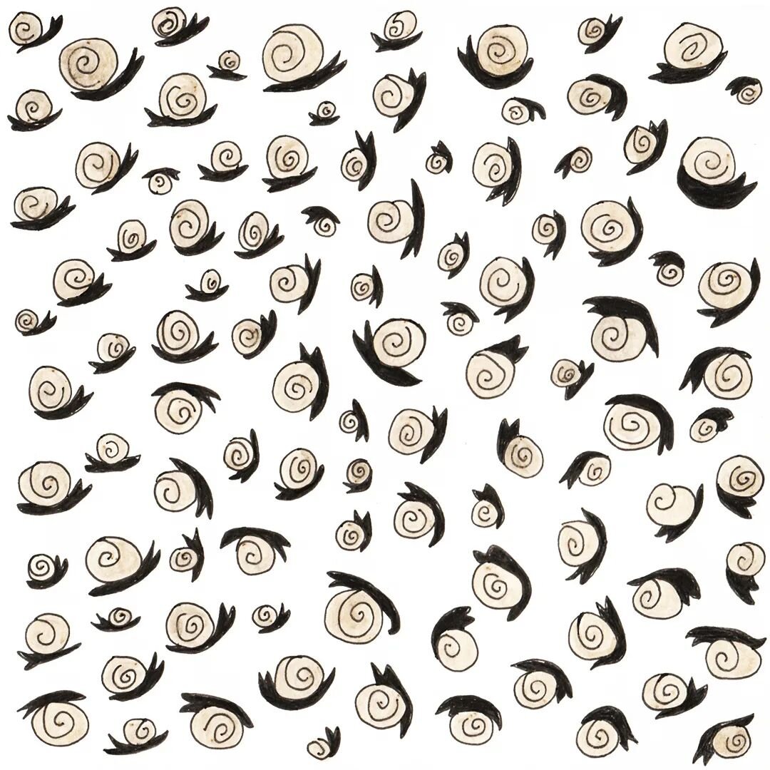 inkthing: one hundred snails

🐌

WTFEBRUARY Day 18: 
100 ANIMALS

Time hopping back to Day 18 of #WTFEB challenge created by @stevexoh ! 

The challenge was to draw one hundred of an animal on one page. I chose the mighty snail as my subject. 

It m