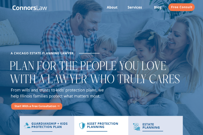 Brand Refresh and Lead-Generating Squarespace Website for a Chicago Law Firm