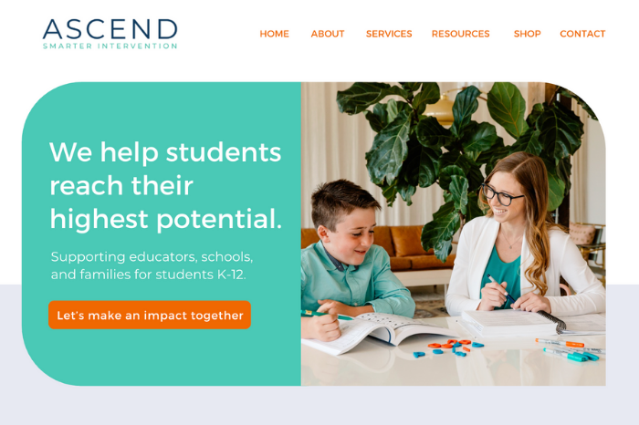 Custom Squarespace Website for Learning Intervention Clinic