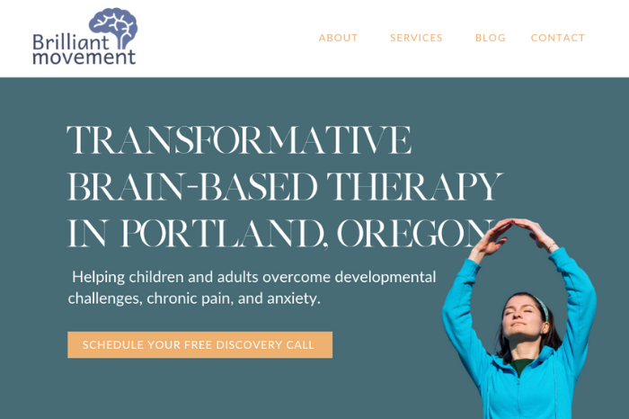 Clean &amp; Vibrant Squarespace Website for Portland-Based Practitioner