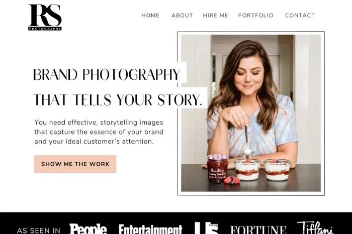 Squarespace Website Redesign for Photographer Rebecca Sanabria