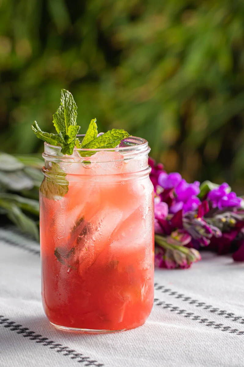 BLOOD ORANGE MINT CAIPIRINHA