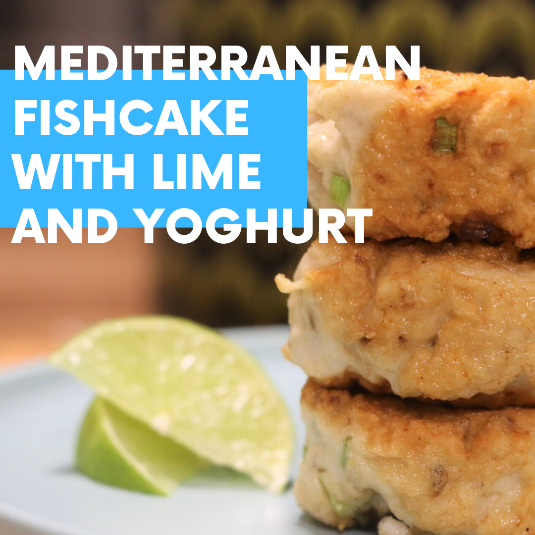Mediterranean Fishcake with Lime and Yoghurt