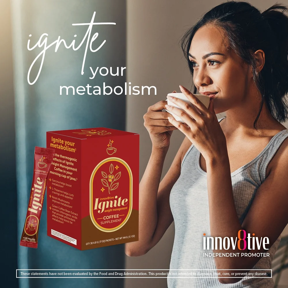 Ignite Coffee Promoter Graphics — Innov8tive Nutrition