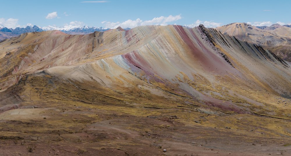  The vibrant colors as we hiked Rainbow Mountain 