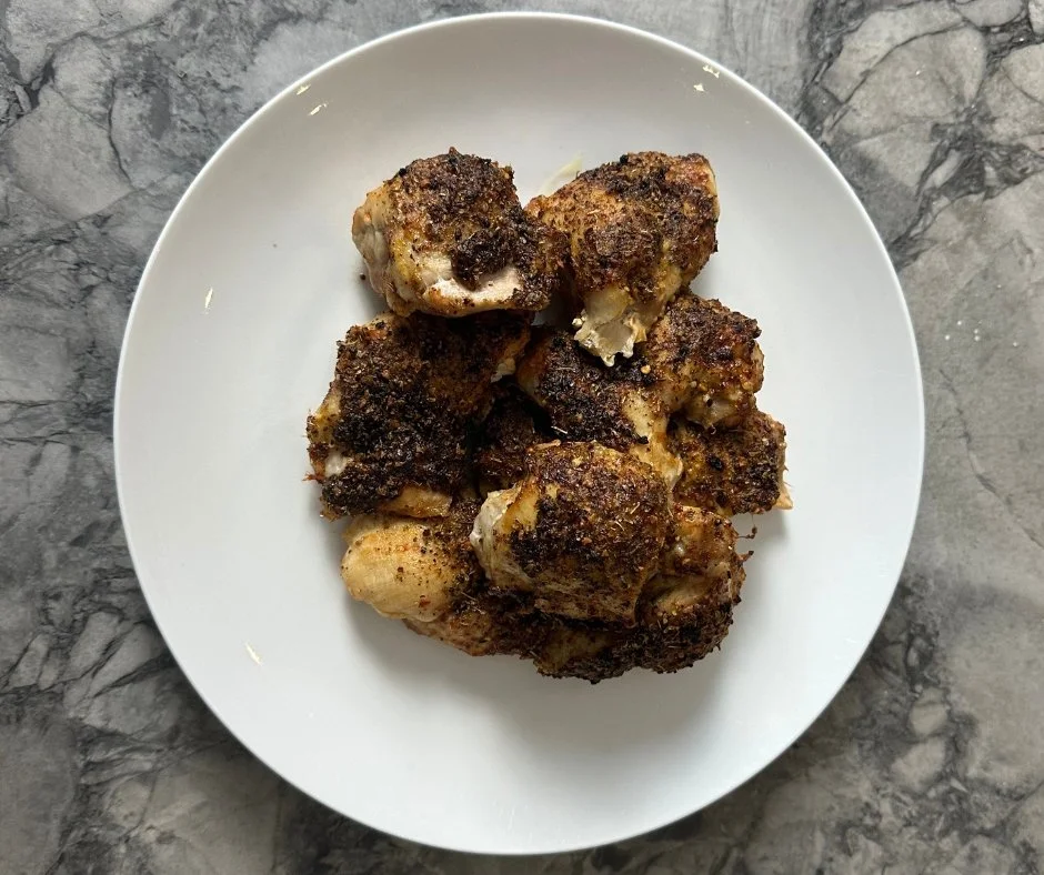 Air Fryer Greek Chicken Thighs
