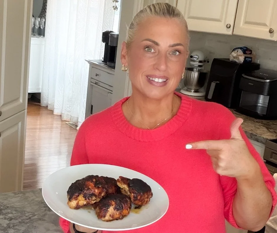 Crispy Air Fryer BBQ Chicken Thighs