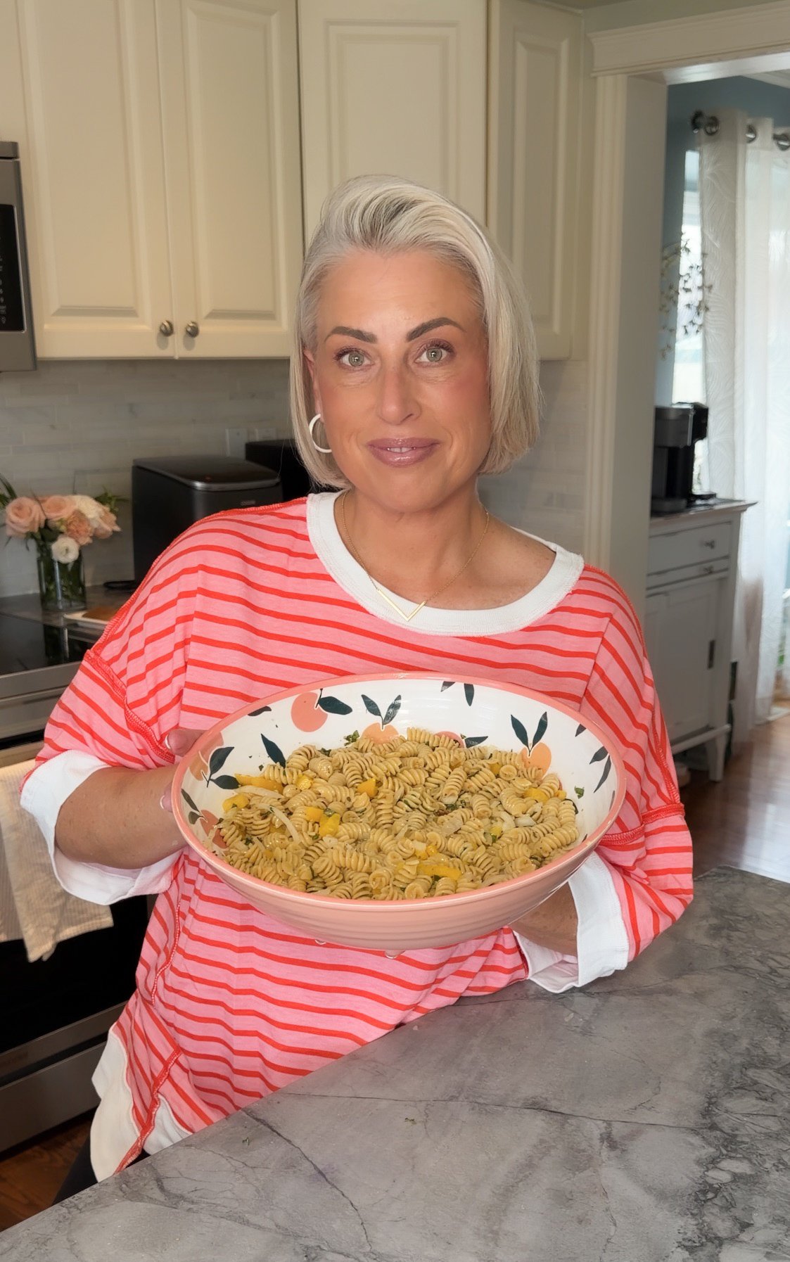 High-Protein Mediterranean Pasta Salad