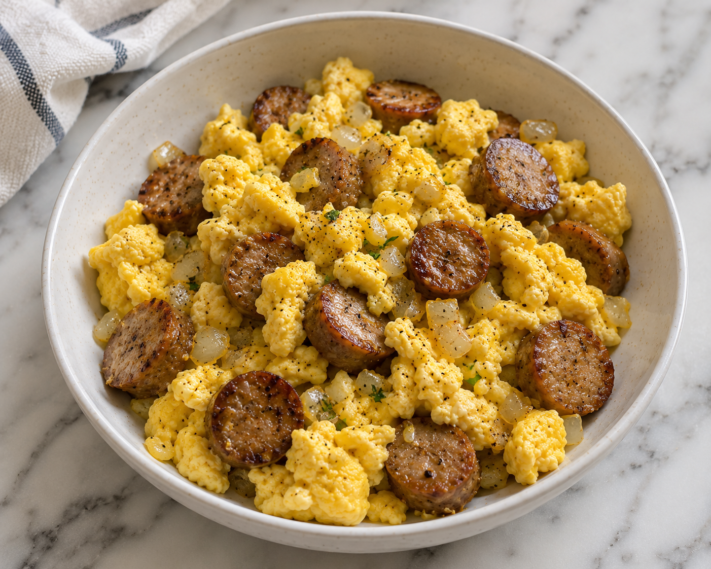 Turkey Sausage &amp; Eggs