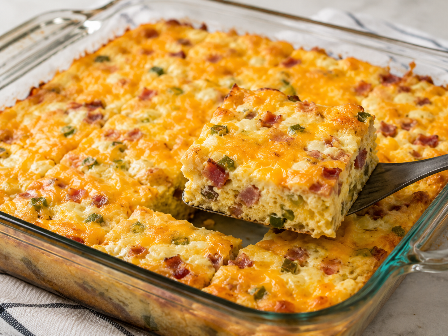 Egg Casserole with Cottage Cheese