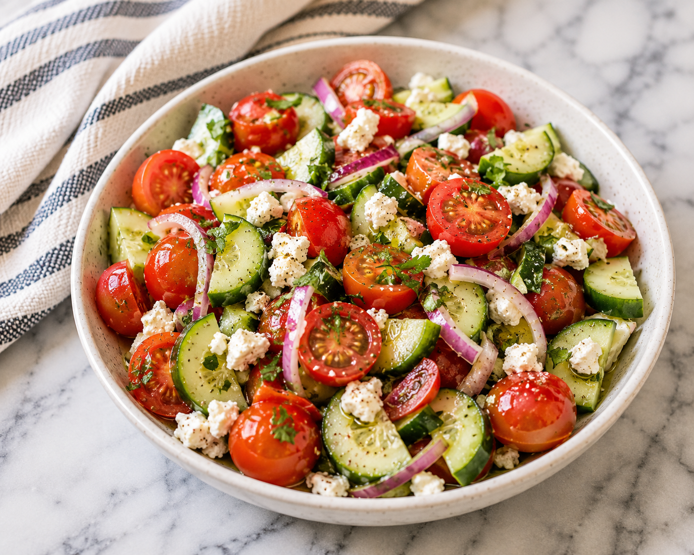 Cucumber Tomato Salad