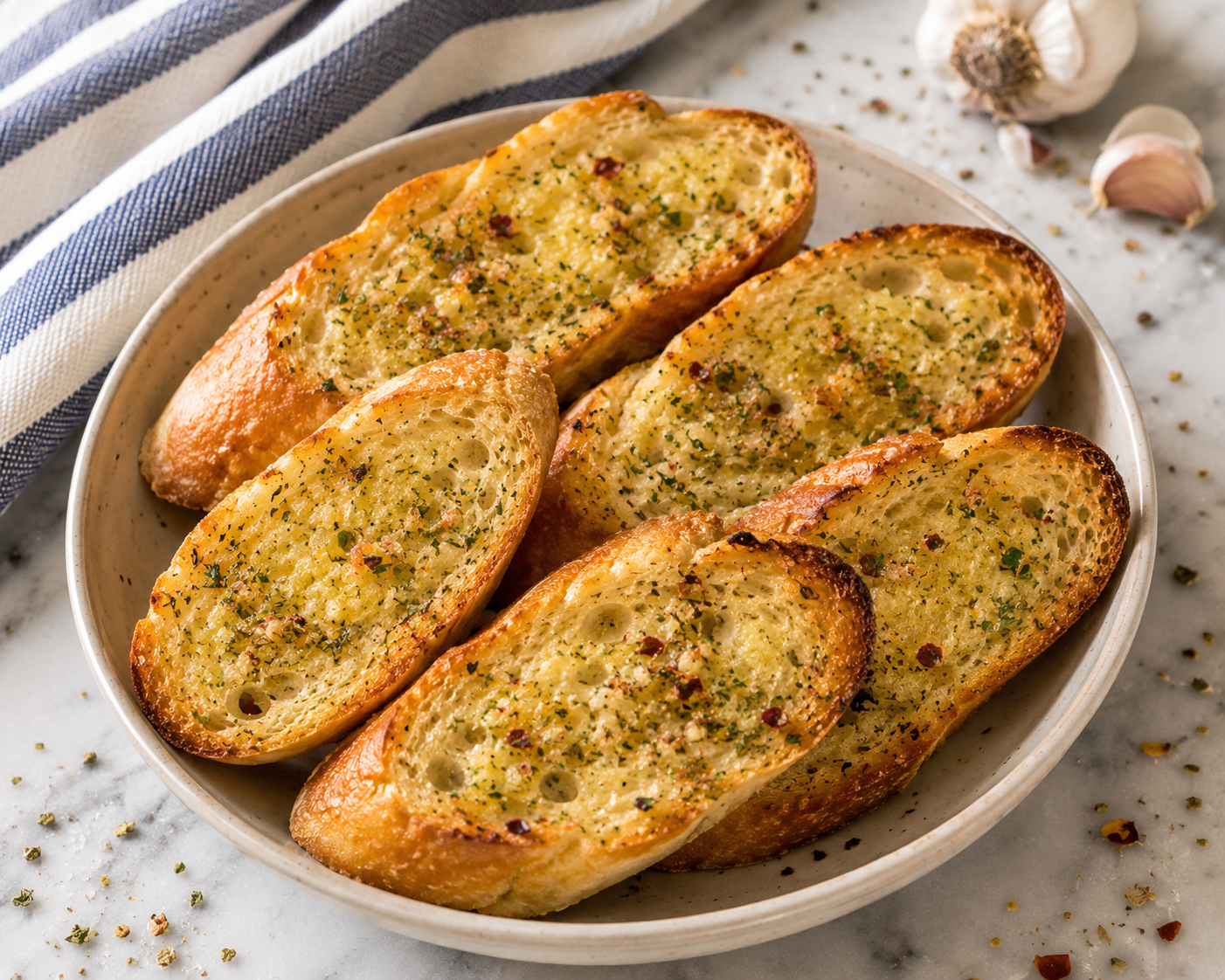 Air Fryer Garlic Bread