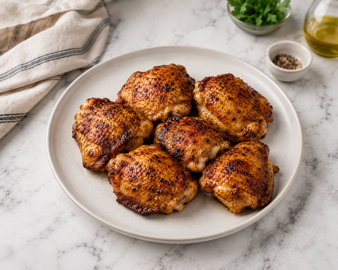 Air Fryer Rotisserie Flavour Chicken Thighs