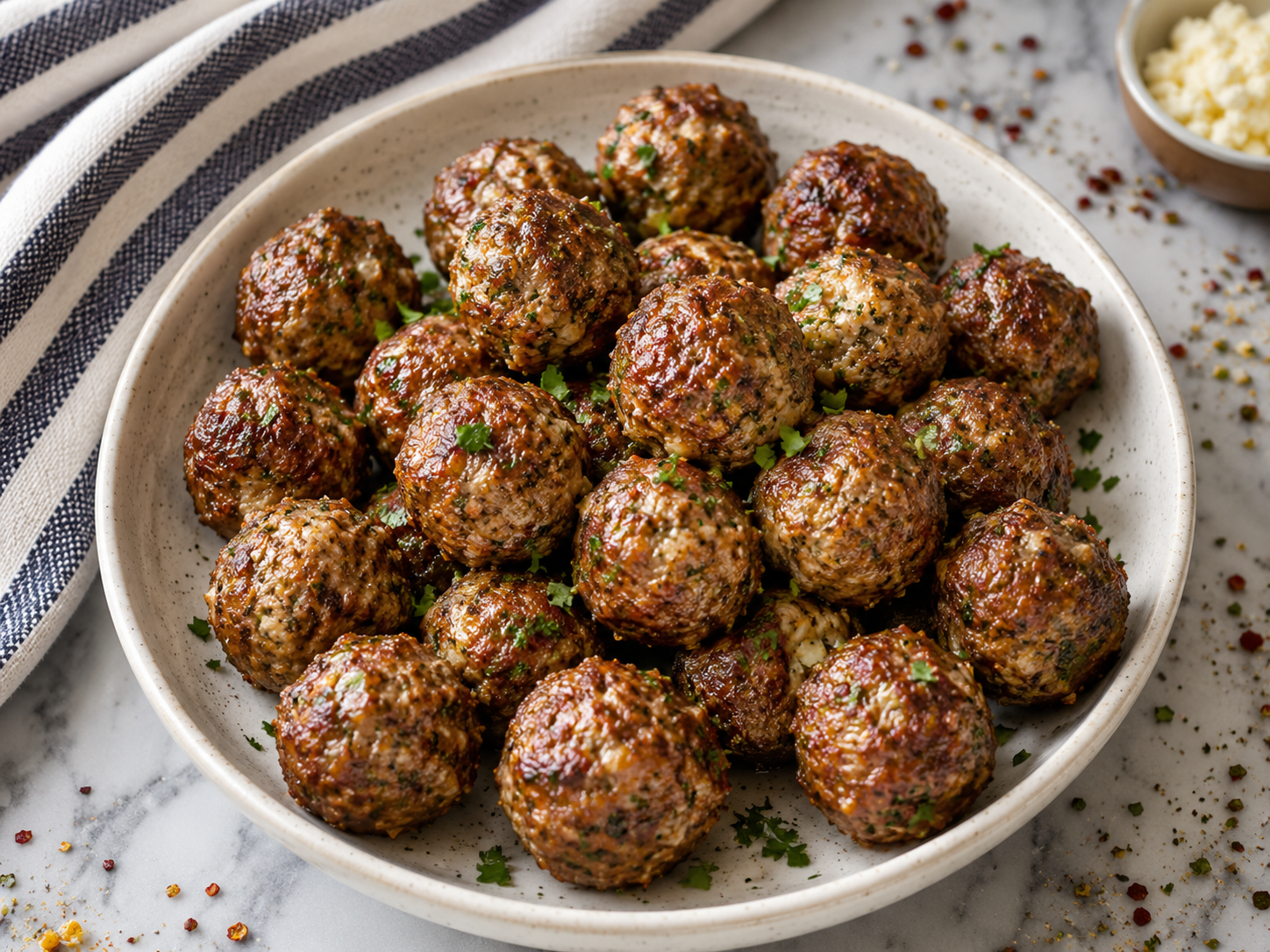 Protein Air Fryer Meatballs